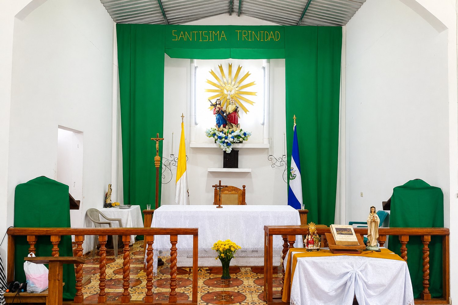 Espacio antes de la decoración de Zacapa Floral