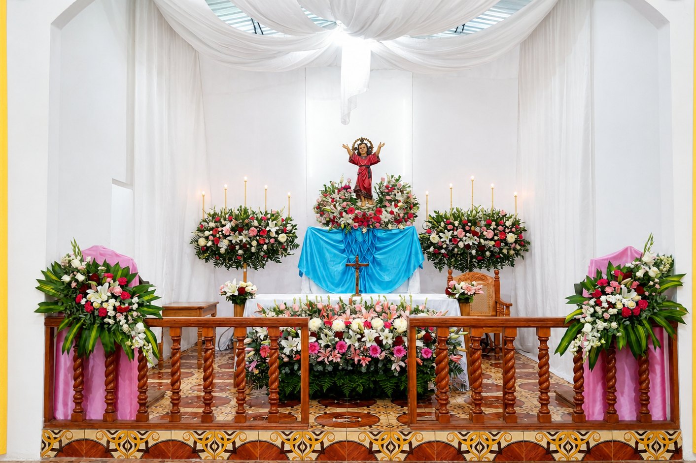 Espacio después de la decoración de Zacapa Floral